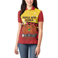 Papua New Guinea Independence Day Women Polo Shirt Since 1975 Unity In Diversity