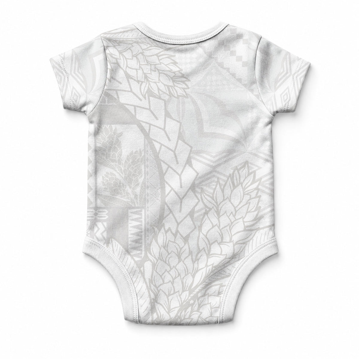 Samoa White Sunday Baby Onesie Lotu Tamaiti Siapo With Teuila