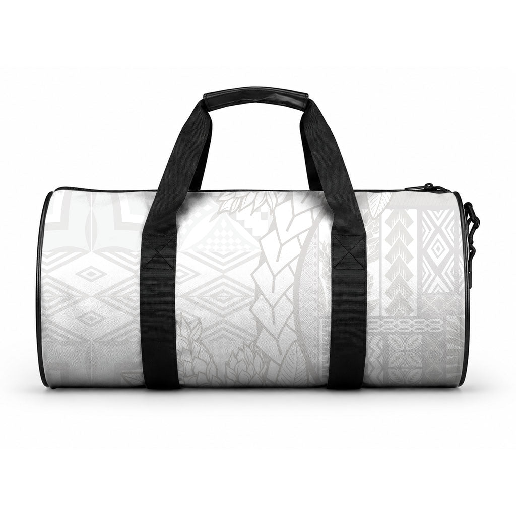 Samoa White Sunday Duffle Bag Lotu Tamaiti Siapo With Teuila