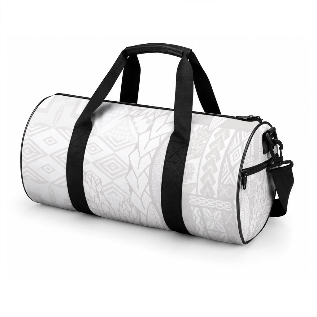 Samoa White Sunday Duffle Bag Lotu Tamaiti Siapo With Teuila
