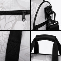 Samoa White Sunday Duffle Bag Lotu Tamaiti Siapo With Teuila