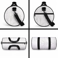 Samoa White Sunday Duffle Bag Lotu Tamaiti Siapo With Teuila