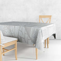 Samoa White Sunday Tablecloth Lotu Tamaiti Siapo With Teuila LT14 - Polynesian Pride