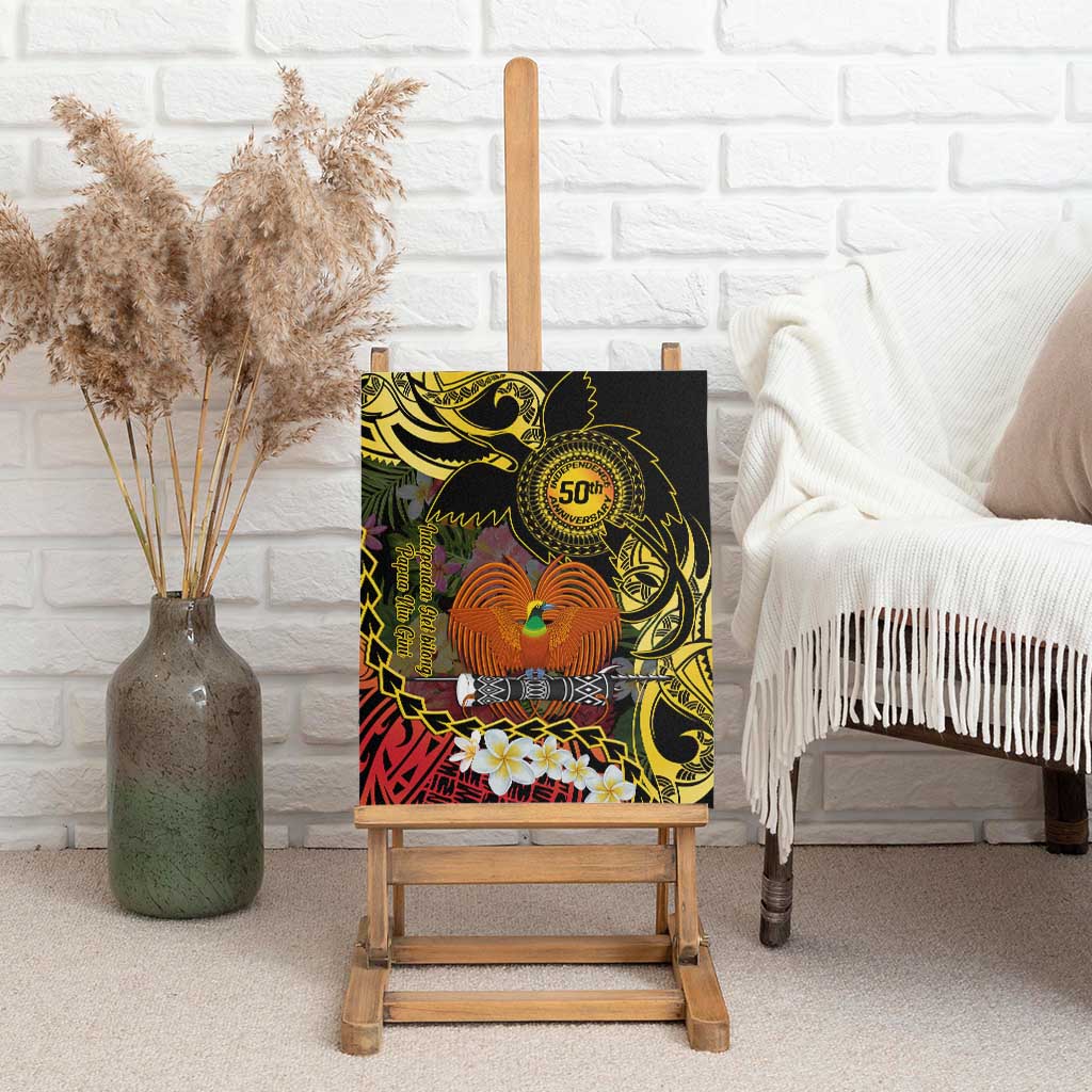 Papua New Guinea 50th Independence Anniversary Canvas Wall Art Independen Stet bilong Papua Niu Gini LT14 - Polynesian Pride