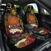 Papua New Guinea 50th Independence Anniversary Car Seat Cover Independen Stet bilong Papua Niu Gini LT14 One Size Black - Polynesian Pride