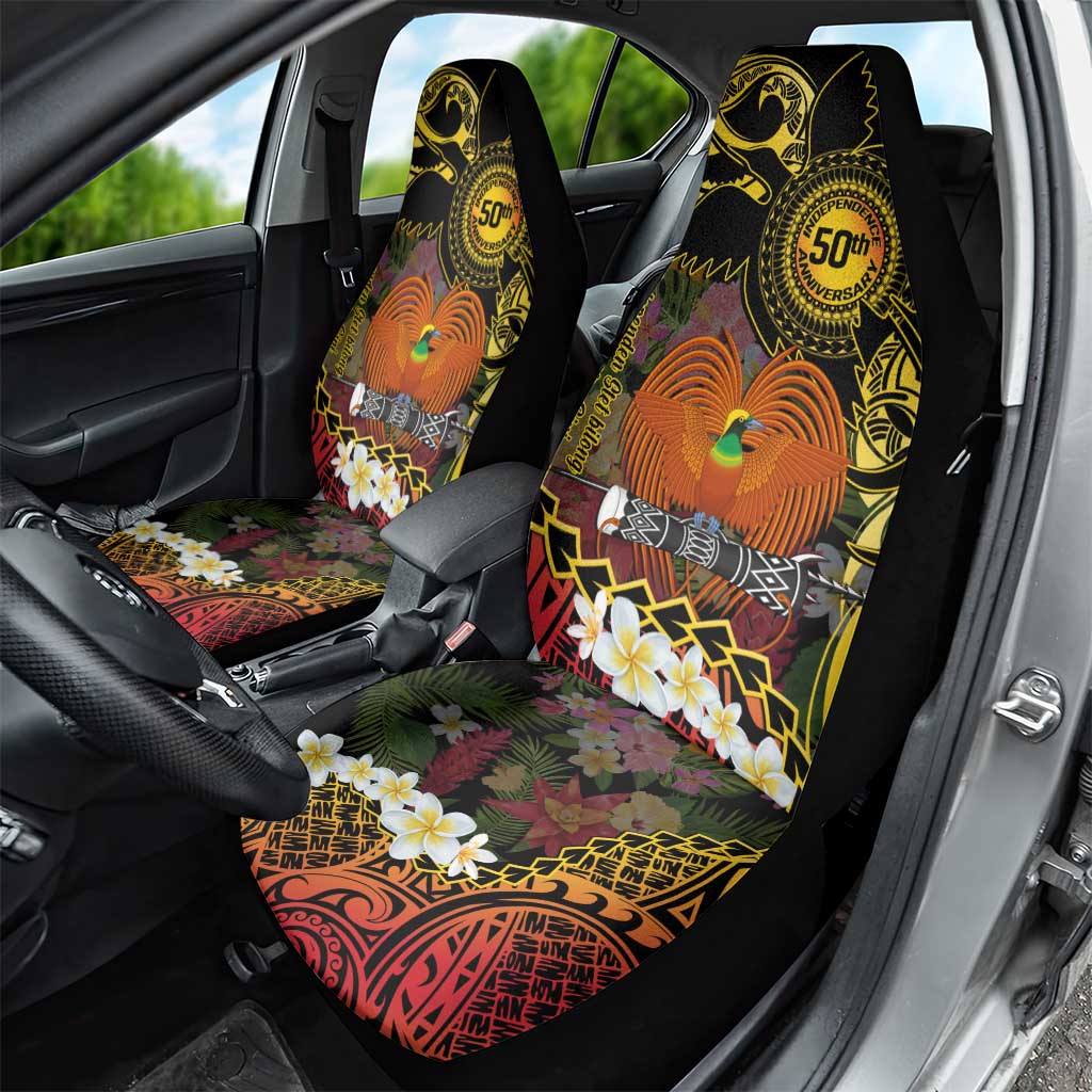 Papua New Guinea 50th Independence Anniversary Car Seat Cover Independen Stet bilong Papua Niu Gini LT14 - Polynesian Pride