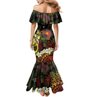 Papua New Guinea 50th Independence Anniversary Family Matching Mermaid Dress and Hawaiian Shirt Independen Stet bilong Papua Niu Gini LT14 - Polynesian Pride