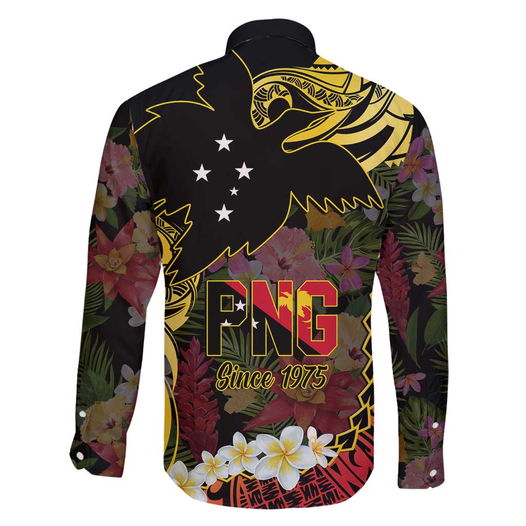 Papua New Guinea 50th Independence Anniversary Family Matching Off Shoulder Short Dress and Hawaiian Shirt Independen Stet bilong Papua Niu Gini LT14 - Polynesian Pride