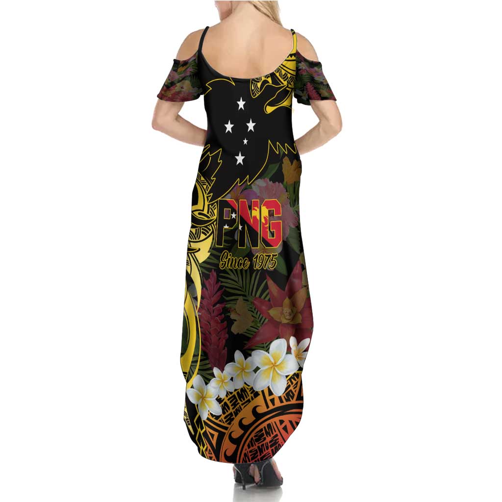 Papua New Guinea 50th Independence Anniversary Family Matching Summer Maxi Dress and Hawaiian Shirt Independen Stet bilong Papua Niu Gini LT14 - Polynesian Pride