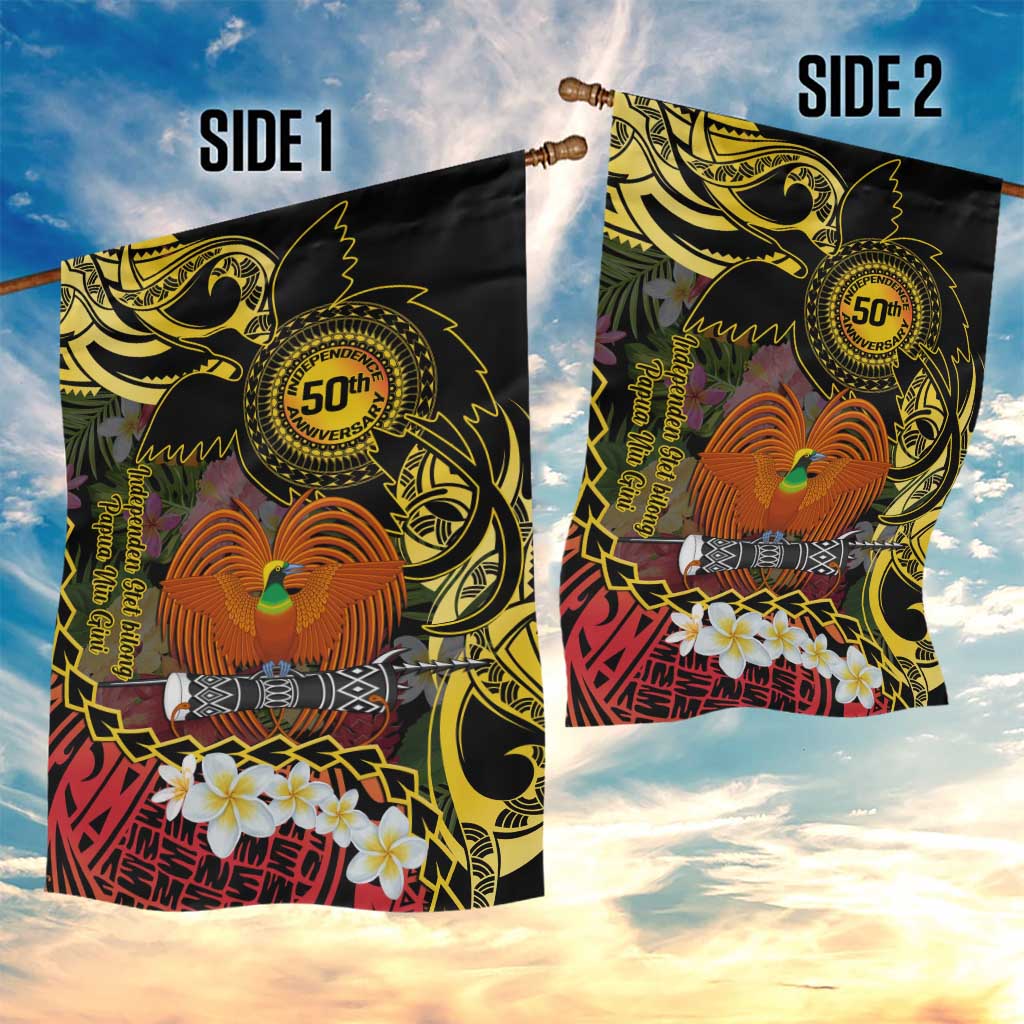 Papua New Guinea 50th Independence Anniversary Garden Flag Independen Stet bilong Papua Niu Gini LT14 - Polynesian Pride