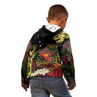 Papua New Guinea 50th Independence Anniversary Kid Hoodie Independen Stet bilong Papua Niu Gini LT14 - Polynesian Pride