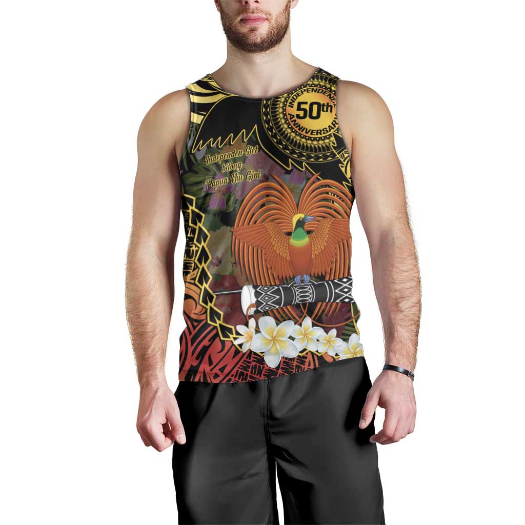Papua New Guinea 50th Independence Anniversary Men Tank Top Independen Stet bilong Papua Niu Gini LT14 - Polynesian Pride