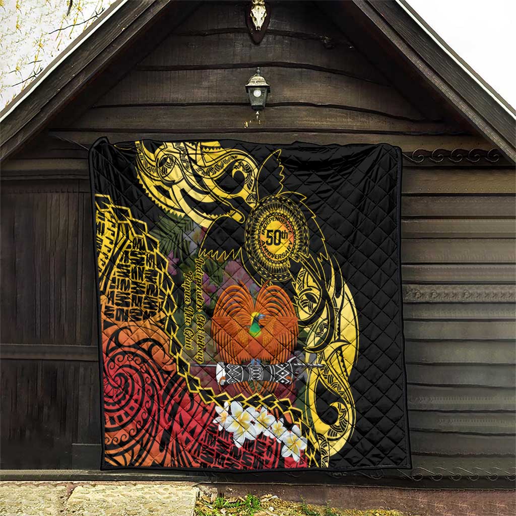 Papua New Guinea 50th Independence Anniversary Quilt Independen Stet bilong Papua Niu Gini LT14 - Polynesian Pride