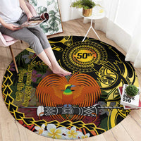 Papua New Guinea 50th Independence Anniversary Round Carpet Independen Stet bilong Papua Niu Gini LT14 - Polynesian Pride