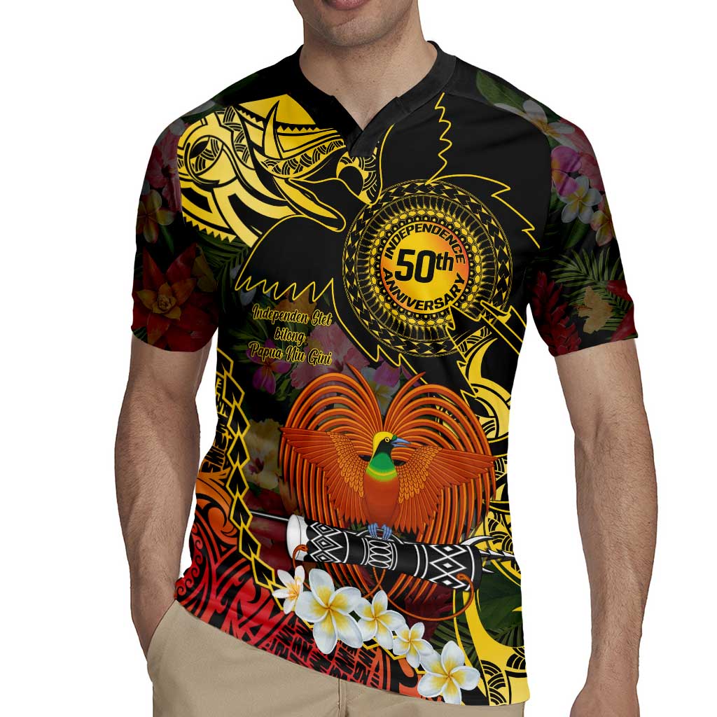 Papua New Guinea 50th Independence Anniversary Rugby Jersey Independen Stet bilong Papua Niu Gini LT14 - Polynesian Pride