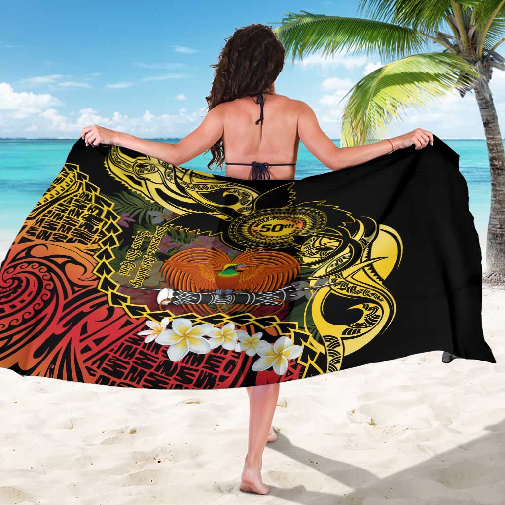 Papua New Guinea 50th Independence Anniversary Sarong Independen Stet bilong Papua Niu Gini LT14 - Polynesian Pride