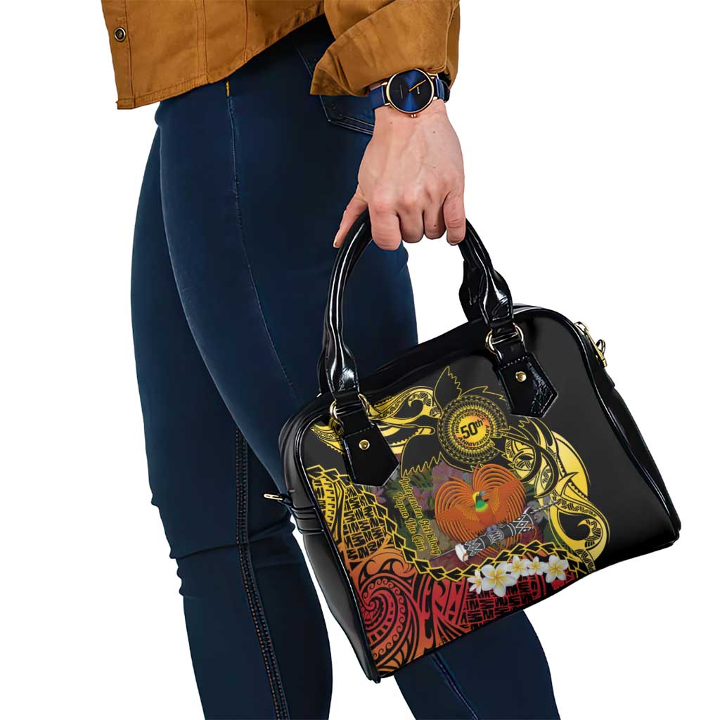 Papua New Guinea 50th Independence Anniversary Shoulder Handbag Independen Stet bilong Papua Niu Gini LT14 - Polynesian Pride
