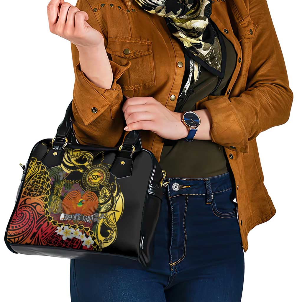 Papua New Guinea 50th Independence Anniversary Shoulder Handbag Independen Stet bilong Papua Niu Gini LT14 - Polynesian Pride