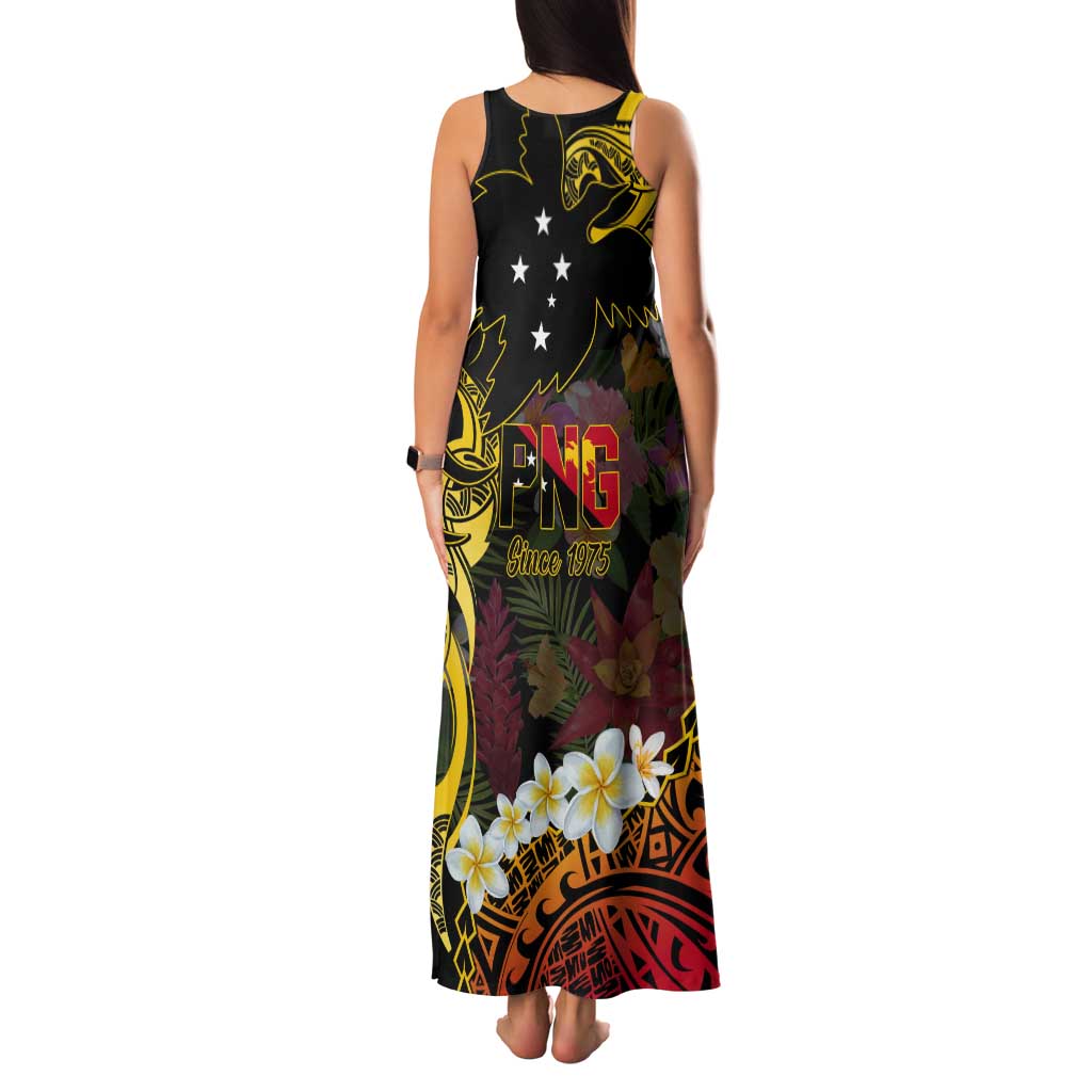 Papua New Guinea 50th Independence Anniversary Tank Maxi Dress Independen Stet bilong Papua Niu Gini LT14 - Polynesian Pride