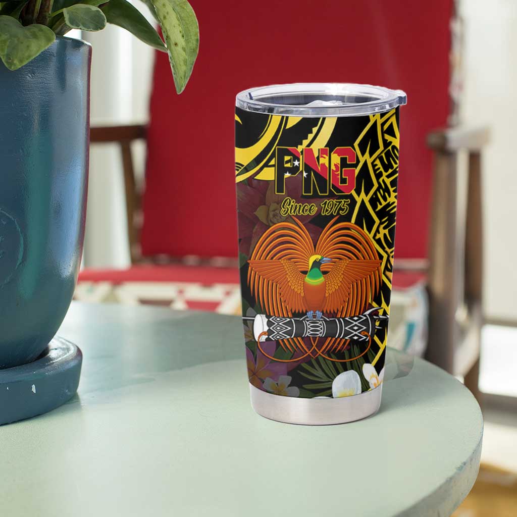 Papua New Guinea 50th Independence Anniversary Tumbler Cup Independen Stet bilong Papua Niu Gini LT14 - Polynesian Pride