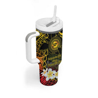 Papua New Guinea 50th Independence Anniversary Tumbler With Handle Independen Stet bilong Papua Niu Gini LT14 - Polynesian Pride