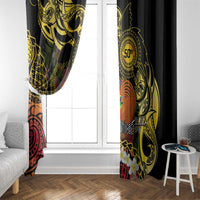 Papua New Guinea 50th Independence Anniversary Window Curtain Independen Stet bilong Papua Niu Gini LT14 - Polynesian Pride
