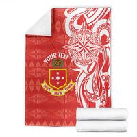Personalised Kolisi Tonga Blanket Mate Maa Tonga Ngatu Pattern LT14 - Polynesian Pride