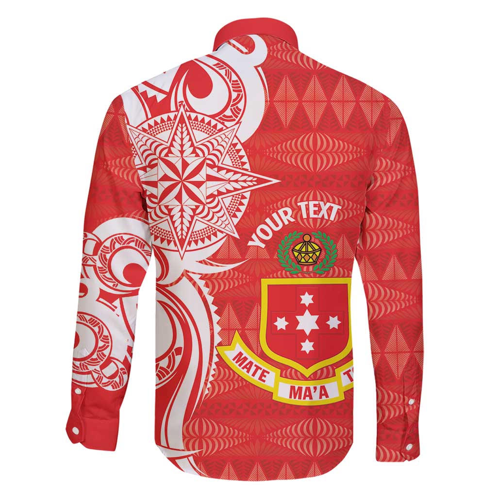 Personalised Kolisi Tonga Family Matching Short Sleeve Bodycon Dress and Hawaiian Shirt Mate Maa Tonga Ngatu Pattern LT14 - Polynesian Pride