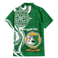 Personalised Liahona - Saineha High School Family Matching Mermaid Dress and Hawaiian Shirt Tongan Ngatu Pattern LT14 - Polynesian Pride