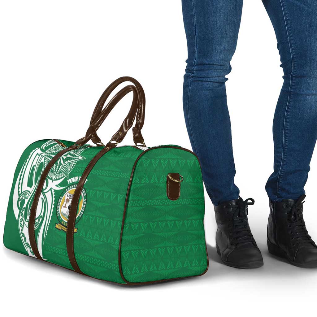 Personalised Liahona - Saineha High School Travel Bag Tongan Ngatu Pattern - Polynesian Pride