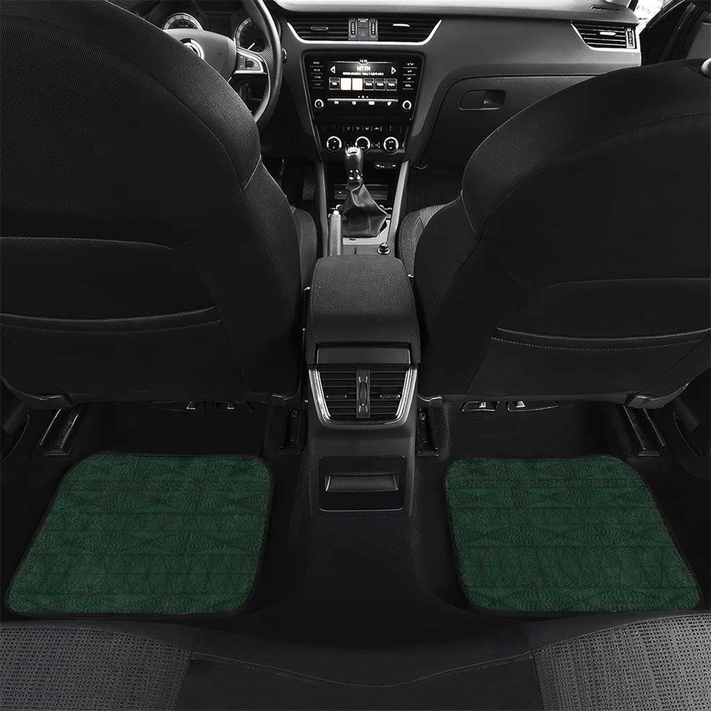 Personalised Tonga Takuilau College Car Mats Est 1975 Tongan Ngatu Pattern - Polynesian Pride