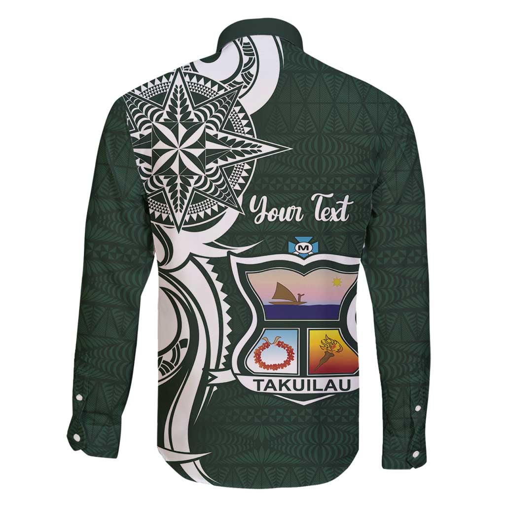Personalised Tonga Takuilau College Family Matching Puletasi and Hawaiian Shirt Est 1975 Tongan Ngatu Pattern LT14 - Polynesian Pride
