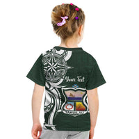 Personalised Tonga Takuilau College Kid T Shirt Est 1975 Tongan Ngatu Pattern LT14 - Polynesian Pride