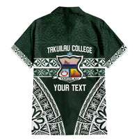 Personalised Tonga Takuilau College Family Matching Mermaid Dress and Hawaiian Shirt 50th Anniversary Ngatu Kupesi LT14 - Polynesian Pride