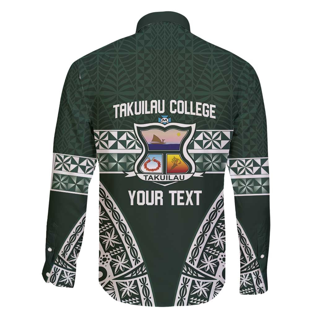 Personalised Tonga Takuilau College Family Matching Puletasi and Hawaiian Shirt 50th Anniversary Ngatu Kupesi LT14 - Polynesian Pride