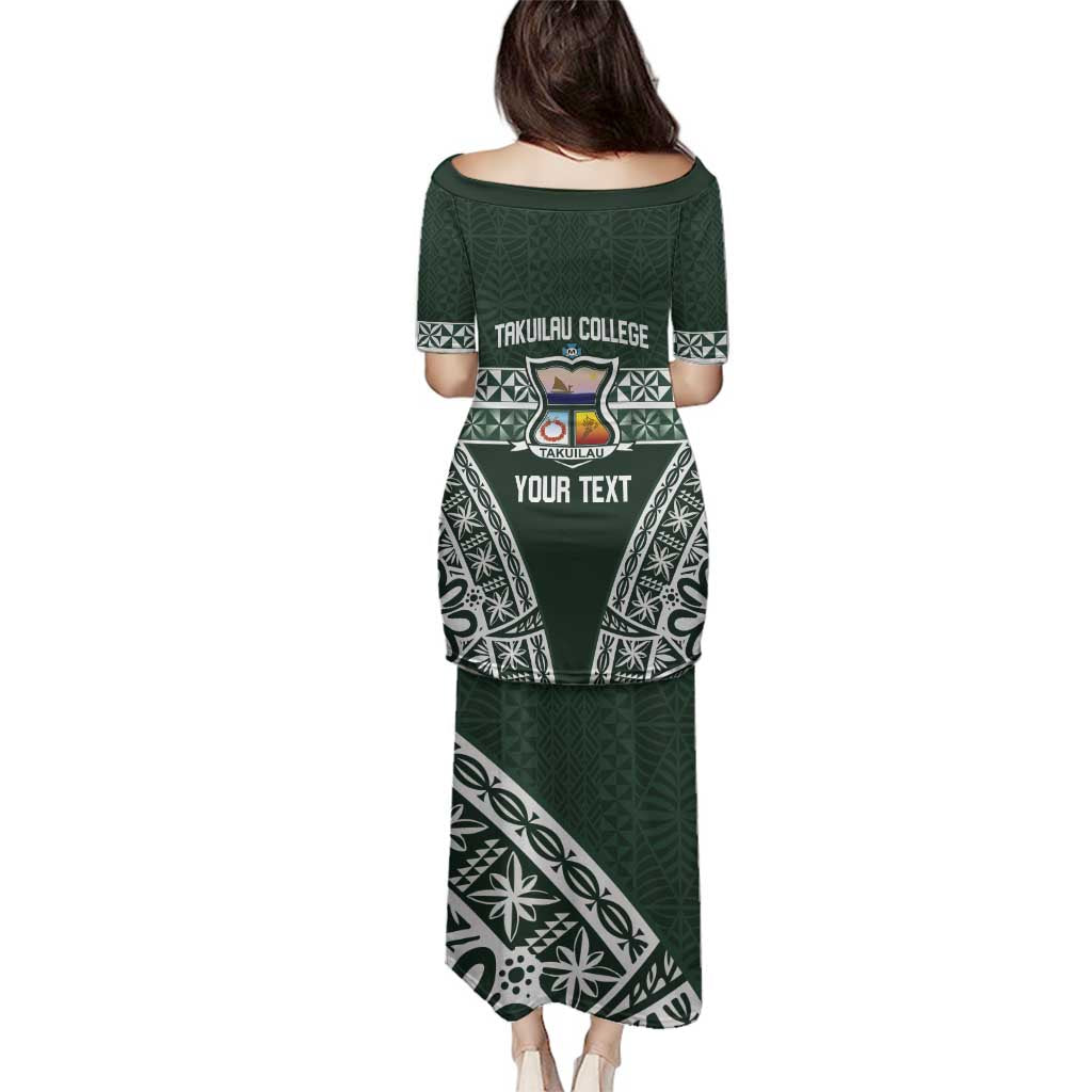 Personalised Tonga Takuilau College Family Matching Puletasi and Hawaiian Shirt 50th Anniversary Ngatu Kupesi LT14 - Polynesian Pride