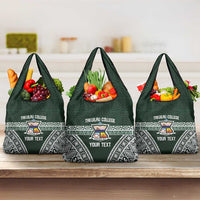 Personalised Tonga Takuilau College Grocery Bag 50th Anniversary Ngatu Kupesi - Polynesian Pride