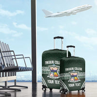 Personalised Tonga Takuilau College Luggage Cover 50th Anniversary Ngatu Kupesi - Polynesian Pride