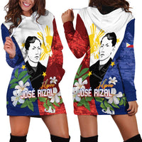 Philippines Rizal Day Hoodie Dress Filipino Sampaguita Grunge Style LT14 - Polynesian Pride