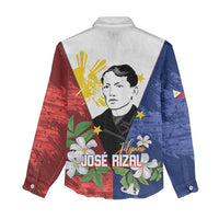 Philippines Rizal Day Women Casual Shirt Filipino Sampaguita Grunge Style LT14 - Polynesian Pride