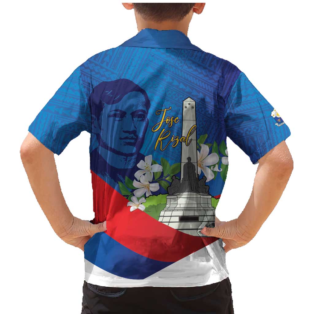 Philippines Rizal Day Family Matching Mermaid Dress and Hawaiian Shirt Filipino Motto Stella Polynesian Pattern LT14 - Polynesian Pride