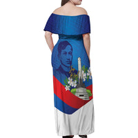 Philippines Rizal Day Family Matching Off Shoulder Maxi Dress and Hawaiian Shirt Filipino Motto Stella Polynesian Pattern LT14 - Polynesian Pride