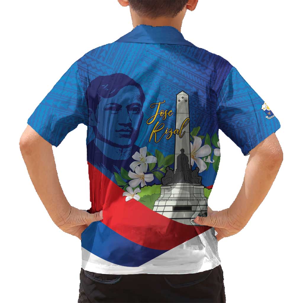Philippines Rizal Day Family Matching Summer Maxi Dress and Hawaiian Shirt Filipino Motto Stella Polynesian Pattern LT14 - Polynesian Pride