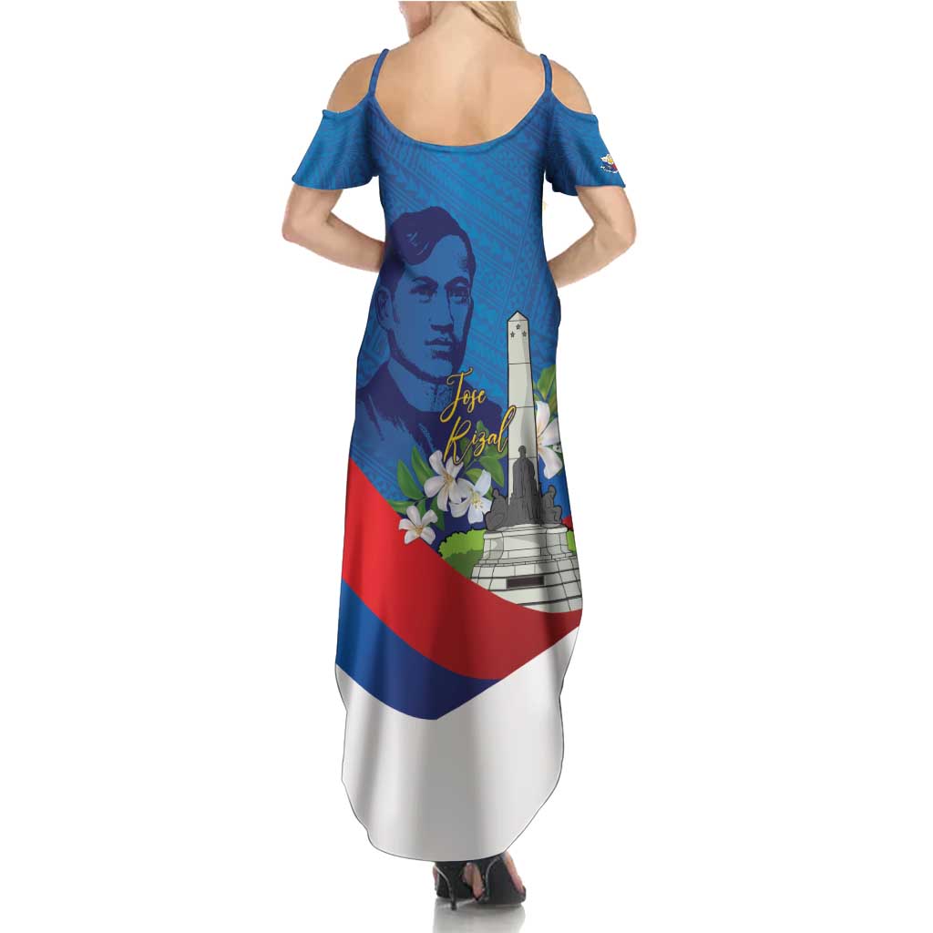 Philippines Rizal Day Family Matching Summer Maxi Dress and Hawaiian Shirt Filipino Motto Stella Polynesian Pattern LT14 - Polynesian Pride