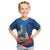 Philippines Rizal Day Kid T Shirt Filipino Motto Stella Polynesian Pattern - Polynesian Pride