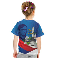 Philippines Rizal Day Kid T Shirt Filipino Motto Stella Polynesian Pattern LT14 - Polynesian Pride