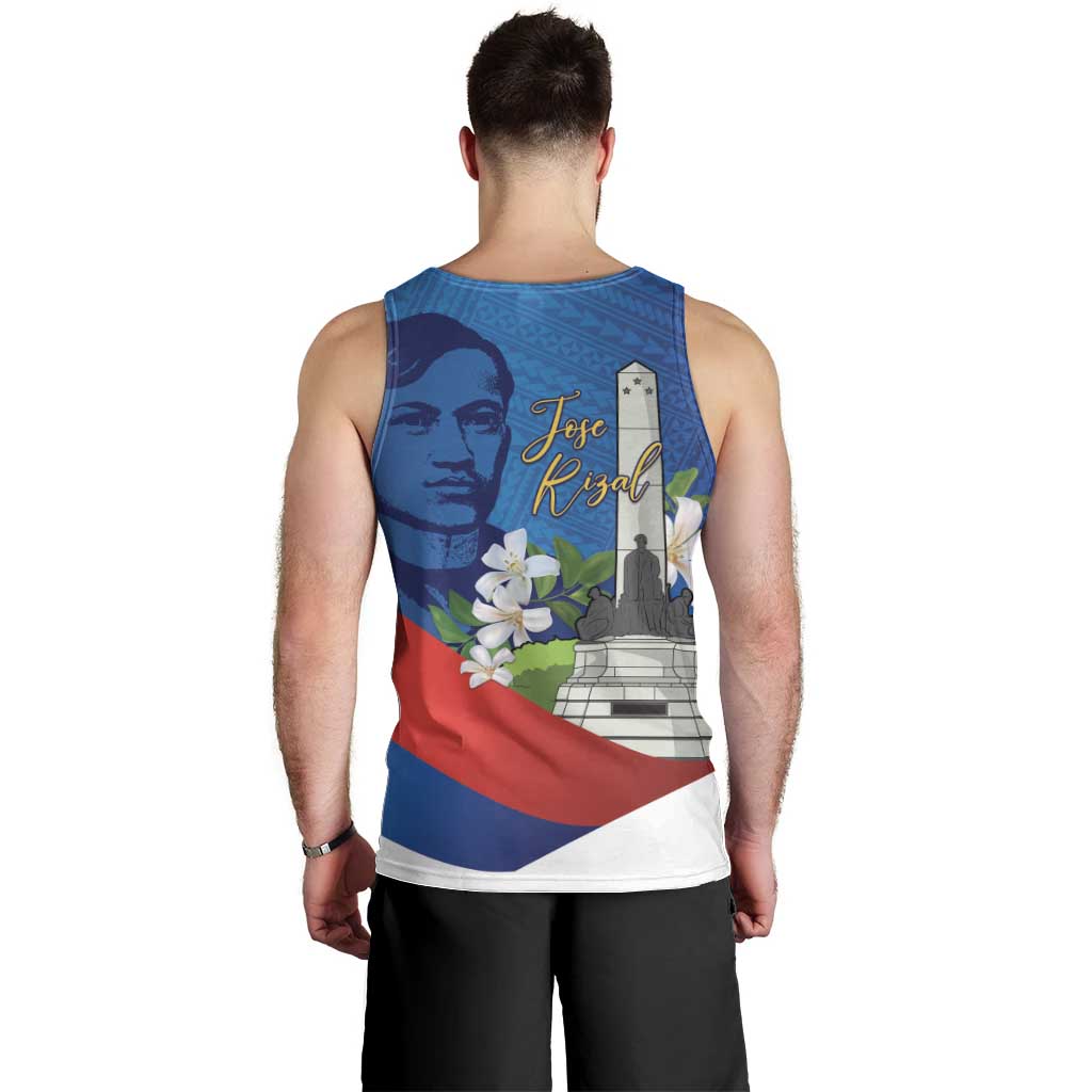 Philippines Rizal Day Men Tank Top Filipino Motto Stella Polynesian Pattern LT14 - Polynesian Pride