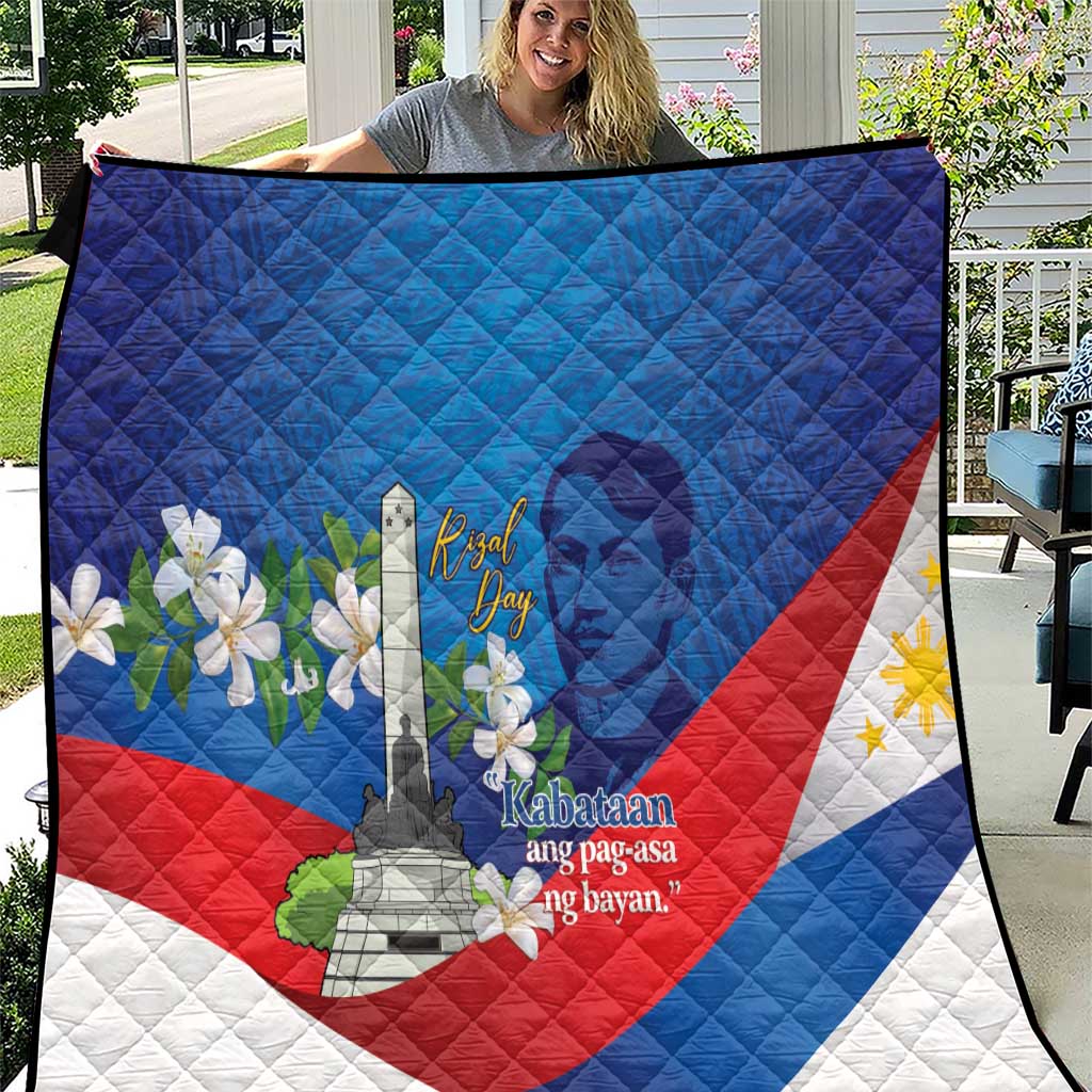 Philippines Rizal Day Quilt Filipino Motto Stella Polynesian Pattern - Polynesian Pride