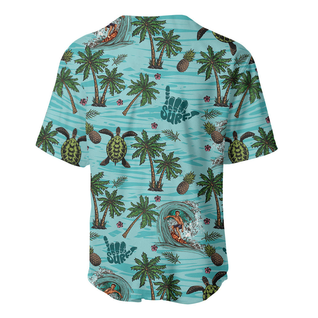 Aloha Hawaii Surfing Tropical Seamless Baseball Jersey LT14 - Polynesian Pride