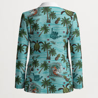 Aloha Hawaii Surfing Tropical Seamless Blazer LT14 - Polynesian Pride
